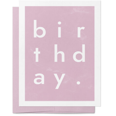 Minimalist Birthday Card | Minimalist Birthday Card for Her | Birthday Card Maker | Birthday Card Mailed for Me | Send a Birthday Card