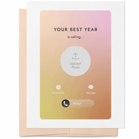 Your Birthday is Calling Birthday Card | Birthday Photocard | Birthday Card Maker