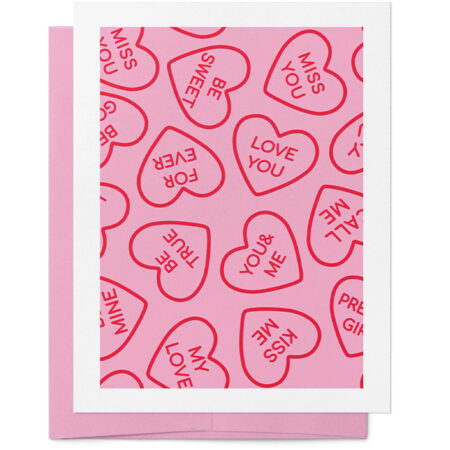 Candy Hearts Valentine's Day Card | Valentine's Day Cards