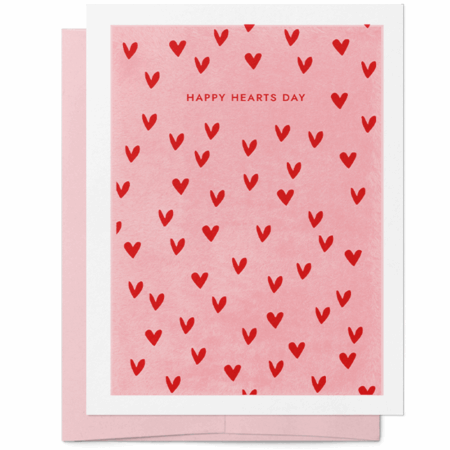 Happy Hearts Day Valentine's Day Card | Valentine's Day Card Maker