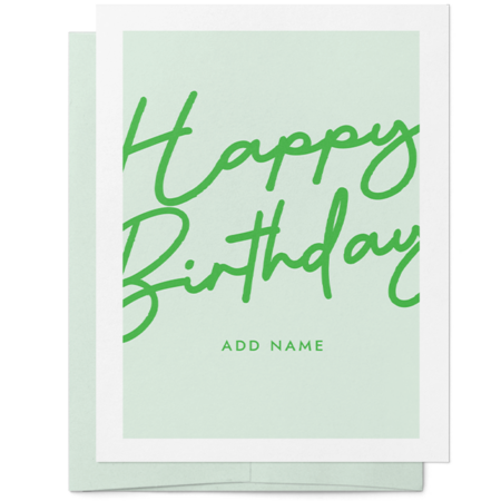 Happy Birthday Card